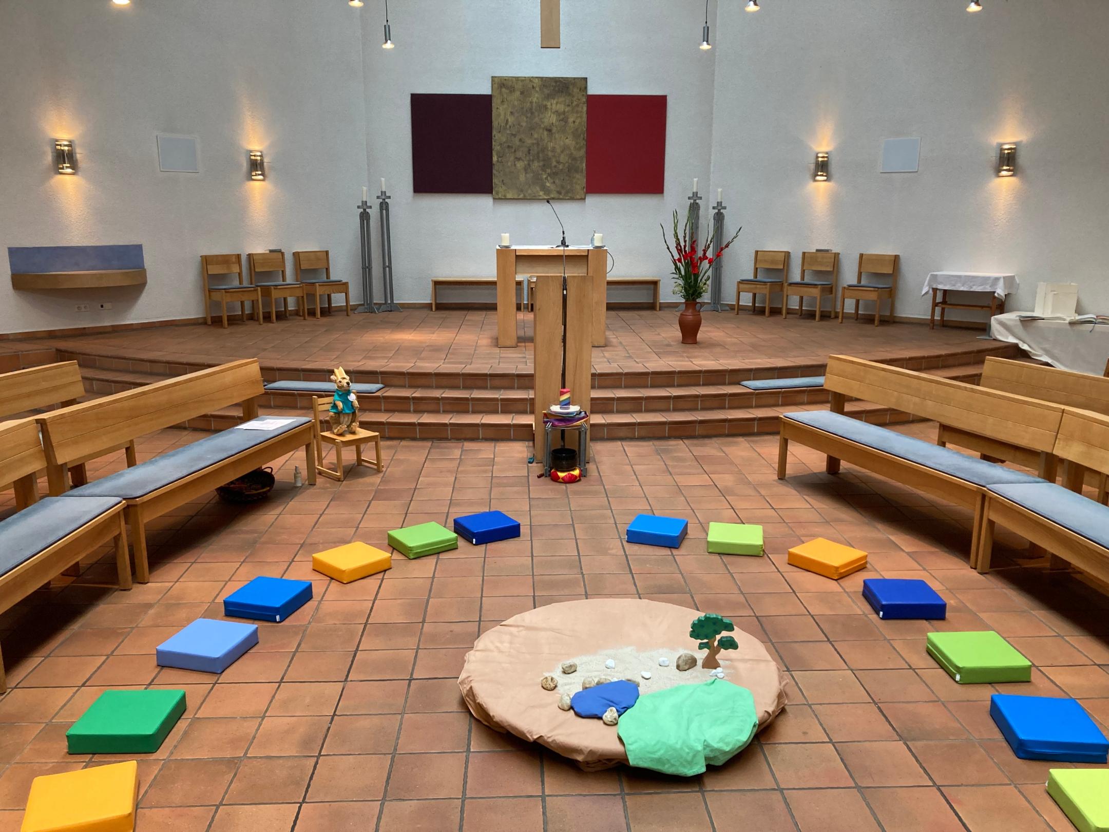 Zu Beginn des Gottesdienstes